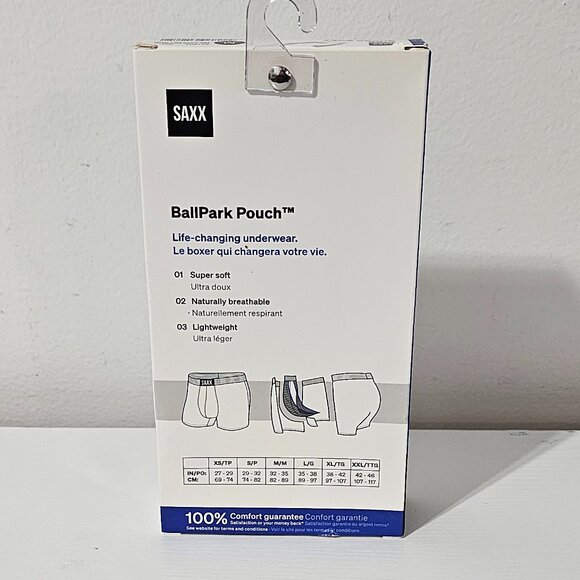 SAXX Vibe Super Soft Slim Fit Trunks - Navy - Men's Size M - SXTM35 - Picture 4 of 6